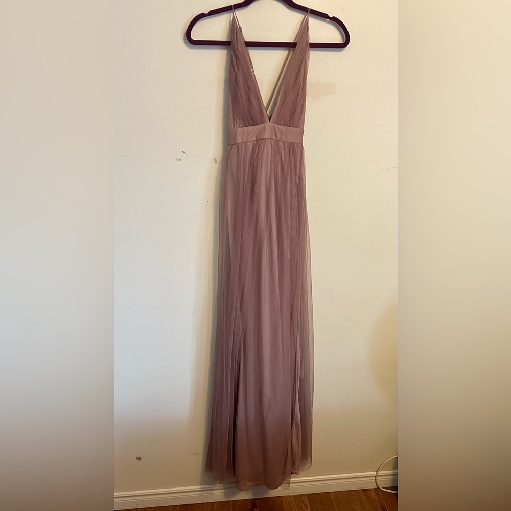 Windsor Mauve Sleeveless V-Neck Maxi Dress